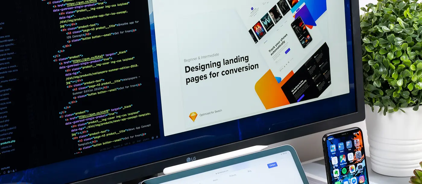 Diseño de interfaz de un sitio web personalizado